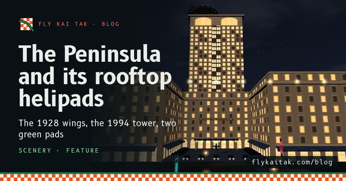The Peninsula floodlit gold at night, the tower behind the wings and cars lined up in the forecourt.